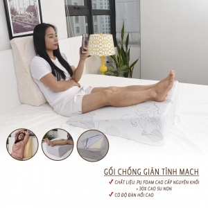 Gối chông giãn tĩnh mạch-AIRU - Cao 22cm